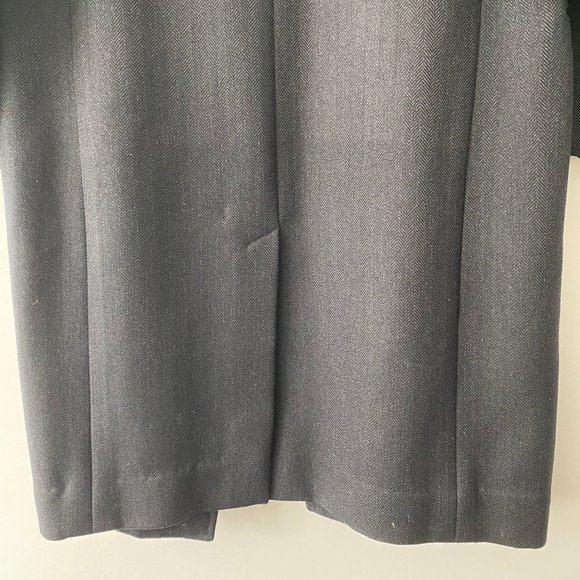 Vintage HC by Harvey Montreal Wool Full Length Men's Winter Coat Charcoal - Picture 8 of 11